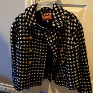Dog Tooth Coat Size M